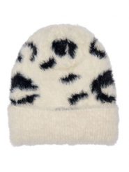 ONLY Czapka w kolorze kremowo-czarnym rozmiar: onesize. Brązowe czapki Only, bez wzorów. Za 56.79 zł.