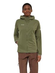 Mammut Kurtka softshellowa "Granite SO" w kolorze khaki rozmiar: XS. Brązowe kurtki sportowe Mammut, xs, bez wzorów, bez kaptura, outdoorowe. Za 524.95 zł.