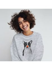 WOOOP Bluza "I´m not your clown" w kolorze szarym rozmiar: XL. Szare bluzy Wooop, m, bez wzorów, z bawełny, bez kaptura. Za 108.99 zł.