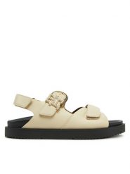Tommy Hilfiger Sandały Leather Sporty Sandal FW0FW08799 Écru. Sandały TOMMY HILFIGER, bez wzorów, ze skóry, sportowe, bez obcasa, na płaskiej podeszwie, bez zapięcia. Za 439.99 zł.