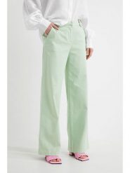 Josephine & Co Spodnie "Danique" w kolorze jasnozielonym rozmiar: 38. Zielone spodnie materiałowe Josephine & Co, bez wzorów, z materiału. Za 239.99 zł.