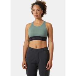 Damski biustonosz wełniany Helly Hansen Dura. Niebieskie bielizna sportowa Helly Hansen, l, bez wzorów, z wełny. Za 301.00 zł.