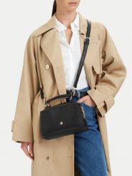 Beverly Hills Polo Club Torebka EO-BHPC-C-019-10 Czarny. Czarne torebki klasyczne Beverly Hills Polo Club, bez wzorów, ze skóry, bez dodatków. Za 189.99 zł.