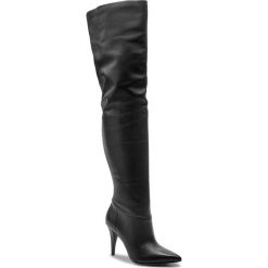 Muszkieterki MICHAEL MICHAEL KORS - Rosalyn Otk 40F8RAHB7L Black. Czarne kozaki MICHAEL Michael Kors, z materiału, bez obcasa, na obcasie, bez zapięcia. W wyprzedaży za 909.00 zł.