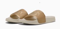KLAPKI damskie PUMA LEADCAT 2.0 AQUA METALLICS 401707-02 metaliczne 42. Brązowe klapki Puma, bez wzorów, z materiału, bez obcasa. Za 119.00 zł.