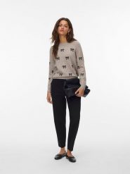 Vero Moda Sweter w kolorze beżowym rozmiar: S. Brązowe swetry Vero Moda, s, bez wzorów, bez ramiączek. Za 95.69 zł.