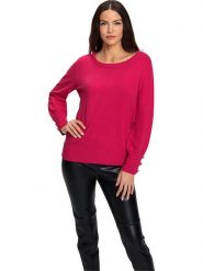 Heine Sweter w kolorze różowym rozmiar: 38. Różowe swetry Heine, bez wzorów, bez ramiączek. Za 56.93 zł.