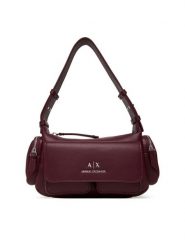 Armani Exchange Torebka XW000405 AF12589 UA343 Bordowy. Czerwone torebki klasyczne Armani Exchange, bez wzorów, ze skóry, bez dodatków. Za 629.99 zł.