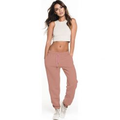 Gym Hero - Spodnie Dirty Pink. Czerwone spodnie dresowe Gym Hero, m, bez wzorów, z dzianiny, z obniżonym stanem. W wyprzedaży za 139.90 zł.