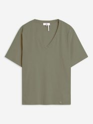 Cinque Koszulka ''Citany'' w kolorze khaki rozmiar: S. Brązowe bluzki Cinque, s, bez wzorów, bez kołnierzyka, bez ramiączek. Za 89.95 zł.