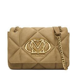 Torebka LOVE MOSCHINO. Brązowe torebki klasyczne Love Moschino, bez wzorów, bez dodatków. Za 929.99 zł.