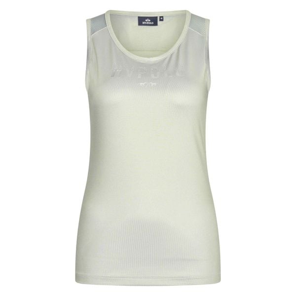 Damski tank top techniczny HV Polo Annabel. Zielone koszulki polo HV POLO, xs, z aplikacjami, bez kołnierzyka, bez ramiączek. Za 247.50 zł.