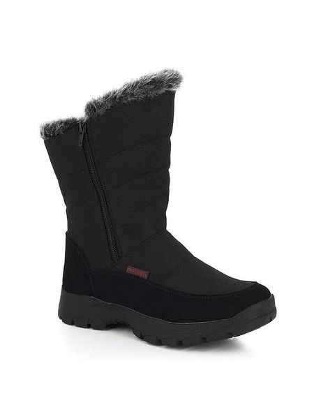 Kimberfeel Kozaki zimowe "Betina" w kolorze czarnym rozmiar: 38. Czarne kozaki Kimberfeel, na zimę, z materiału, bez obcasa, bez zapięcia. Za 201.08 zł.