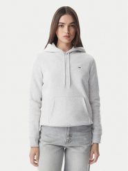 Tommy Jeans Bluza Flag DW0DW19958 Szary jasny Regular Fit. Szare bluzy Tommy Jeans, m, bez wzorów, z bawełny, bez kaptura. Za 329.99 zł.