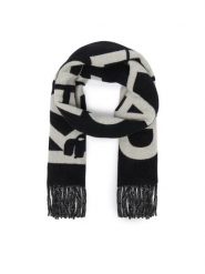KARL LAGERFELD Szalik A4W33125 Czarny. Czarne rękawiczki KARL LAGERFELD, bez wzorów, z wełny. Za 649.99 zł.