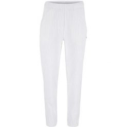 Spodnie damskie Athlecia Marlie. Białe spodnie dresowe Athlecia, bez wzorów. Za 119.99 zł.