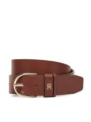 Tommy Hilfiger Pasek Damski Essential Effortless 3.5 AW0AW17757 Brązowy. Brązowe paski TOMMY HILFIGER, bez wzorów, ze skóry. Za 259.99 zł.