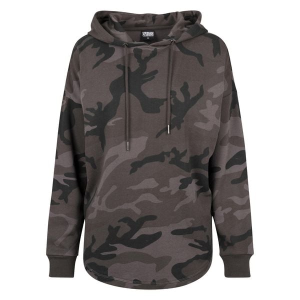 Bluza damska z kapturem Urban Classic Camo. Czarne bluzy Urban Classics, bez wzorów, z kapturem. Za 214.00 zł.