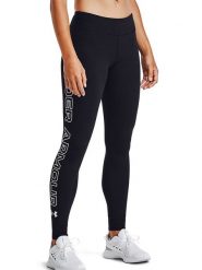 Under Armour Legginsy sportowe w kolorze czarnym rozmiar: S. Czarne legginsy Under Armour, s, bez wzorów, z materiału, outdoorowe. Za 41.79 zł.