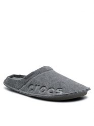 Crocs Kapcie Baya Slipper 205917-0IF Szary. Szare obuwie domowe Crocs, bez wzorów, bez zapięcia. Za 149.99 zł.