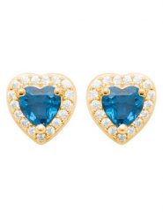 L'Atélier Précieux Pozłacane kolczyki-wkrętki z cyrkoniami rozmiar: onesize. Żółte kolczyki l'Atelier precieux, z cyrkonią, pozłacane. Za 130.99 zł.