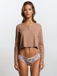 Bawełniane majtki figi 2 pack - wielobarwny. Figi Sinsay, l, bez wzorów, z bawełny. Za 9.99 zł.