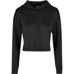 Bluza Z Kapturem Z Krótkim Rękawem Dla Pań I Panów. Czarne bluzy Urban Classics, s, bez wzorów, z kapturem. Za 147.99 zł.