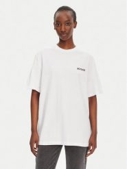 ROTATE T-Shirt 112445400 Biały Oversize. Białe t-shirty ROTATE, xl, bez wzorów, z bawełny, bez kołnierzyka, bez ramiączek. Za 199.99 zł.