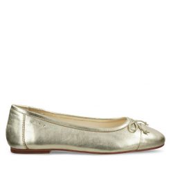 Baleriny Gant. Żółte baleriny GANT, bez wzorów, bez obcasa. Za 389.99 zł.