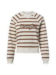 Rich & Royal Bluza Kobiety Bawełna biały|brązowy, M. Białe bluzy Rich & Royal, m, bez wzorów, z bawełny, bez kaptura. Za 329.95 zł.