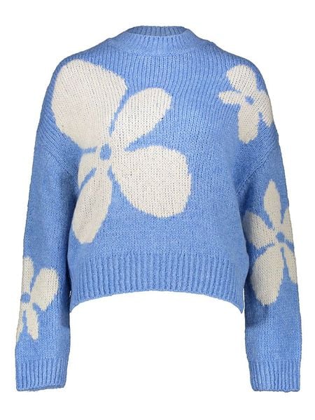 JDY Sweter "Kilian" w kolorze niebieskim rozmiar: M. Niebieskie swetry JDY, m, bez wzorów, bez ramiączek. Za 139.95 zł.