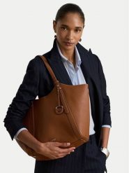 LAUREN RALPH LAUREN Torebka 431P18709001 Brązowy jasny. Brązowe shopper Lauren Ralph Lauren, bez wzorów, ze skóry, bez dodatków. Za 2,199.00 zł.