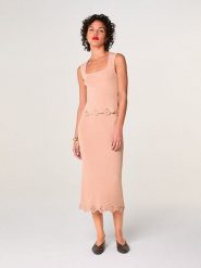 Rodier Top w kolorze jasnoróżowym rozmiar: S. Różowe topy Rodier, s, bez wzorów, bez kołnierzyka, bez ramiączek. Za 274.99 zł.