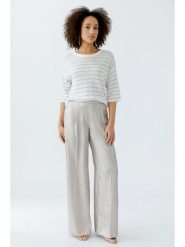 Oui Spodnie w kolorze srebrnym rozmiar: 34. Szare spodnie materiałowe Oui, na co dzień, bez wzorów, z materiału. Za 173.99 zł.