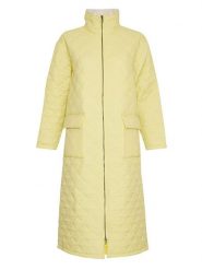 MOSS COPENHAGEN Płaszcz pikowany "Whitney" w kolorze żółtym rozmiar: XS/S. Żółte płaszcze Moss Copenhagen, s, bez wzorów, bez kaptura. Za 251.95 zł.