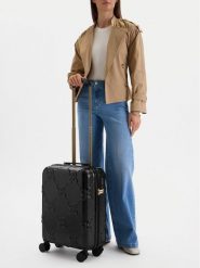 Nine West Walizka kabinowa CEO-NW-S-005-09 BLACK Czarny. Czarne walizki Nine West, bez wzorów. Za 299.99 zł.