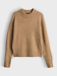 OPUS Sweter "Pitan" w kolorze karmelowym rozmiar: 36. Brązowe swetry Opus, bez wzorów, z wełny, bez ramiączek. Za 259.95 zł.