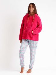 Admas Bluza w kolorze różowym rozmiar: L. Różowe bluzy Admas, l, bez wzorów, bez kaptura. Za 193.70 zł.