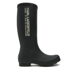 Kalosze KARL LAGERFELD. Czarne kalosze KARL LAGERFELD, bez wzorów. Za 379.99 zł.