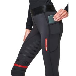 Damskie legginsy jeździeckie o średniej przyczepności eaSt Reggings® R1. Niebieskie legginsy EAST, m, bez wzorów, z elastanu. Za 621.45 zł.