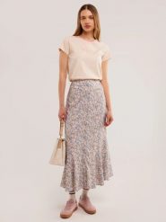 Spódnica damska maxi z wiskozy z motywem kwiatowym Adria 000. Spódnice Big Star, l, bez wzorów, z koronki, boho, maxi, asymetryczne. W wyprzedaży za 139.99 zł.