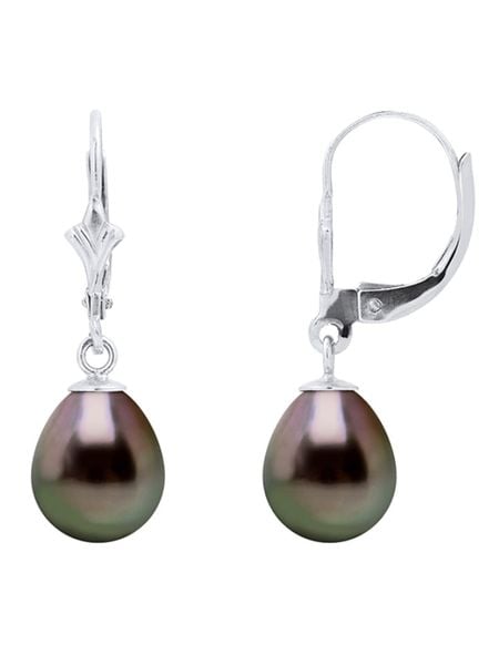 Pearl Addict Złote kolczyki z perłami rozmiar: onesize. Niebieskie kolczyki Pearl Addict, z perłą, złote. Za 955.02 zł.