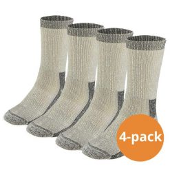 Skarpety trekkingowe dla dorosłych Xtreme Thermal Heavy, 4-pak. Brązowe skarpety XTREME SOCKSWEAR, bez wzorów, z wełny. Za 268.99 zł.