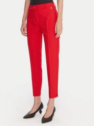 Maryley Spodnie materiałowe 25IB52Z/M17/43MA Czerwony Regular Fit. Czerwone spodnie materiałowe Maryley, m, bez wzorów, z materiału. Za 259.99 zł.