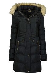 Canadian Peak Parka "Badonneak" w kolorze czarnym rozmiar: XXL. Czarne parki Canadian Peak, xxl, bez kaptura. Za 228.38 zł.