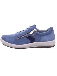 Legero Skórzane sneakersy "Tanaro 5.0" w kolorze niebieskim rozmiar: 37,5. Niebieskie trampki Legero, bez wzorów, z gore-texu, bez zapięcia. Za 259.13 zł.