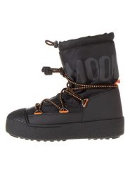 Moon Boot Botki zimowe "Ltrack" w kolorze czarnym rozmiar: 36. Czarne botki Moon Boot, na zimę, bez wzorów, z polaru, bez obcasa, bez zapięcia. Za 403.69 zł.