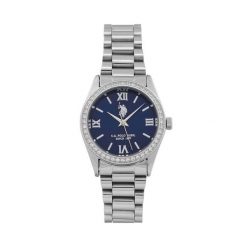 Zegarek U.S. Polo Assn. Szare zegarki U.S. Polo Assn., srebrne. Za 409.99 zł.