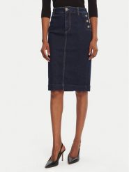 Liu Jo Spódnica jeansowa UF5092 D0264 Granatowy Regular Fit. Niebieskie spódnice Liu Jo, bez wzorów, z bawełny. Za 859.99 zł.