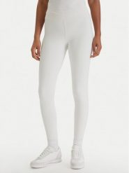 Guess Legginsy V6RB11 KD952 Écru Slim Fit. Legginsy Guess, s, z aplikacjami, z syntetyku. Za 279.99 zł.